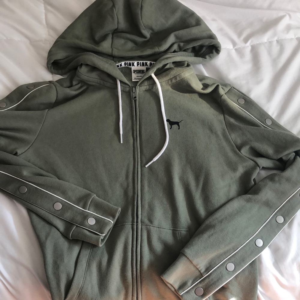 victoria secret pink zip up